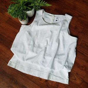 Cabi Indulgence White Tank Top Sz. L